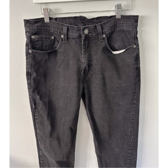 Levi's 514 Black Denim - Size 32 x 32 - Picture 2 of 8